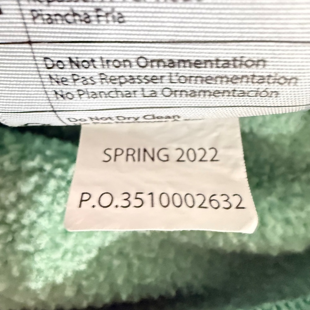 Carhartt Hoodie Mens 3XL Mint Green Loose Fit Graphic Sleeve K288 G98 - Picture 9 of 9